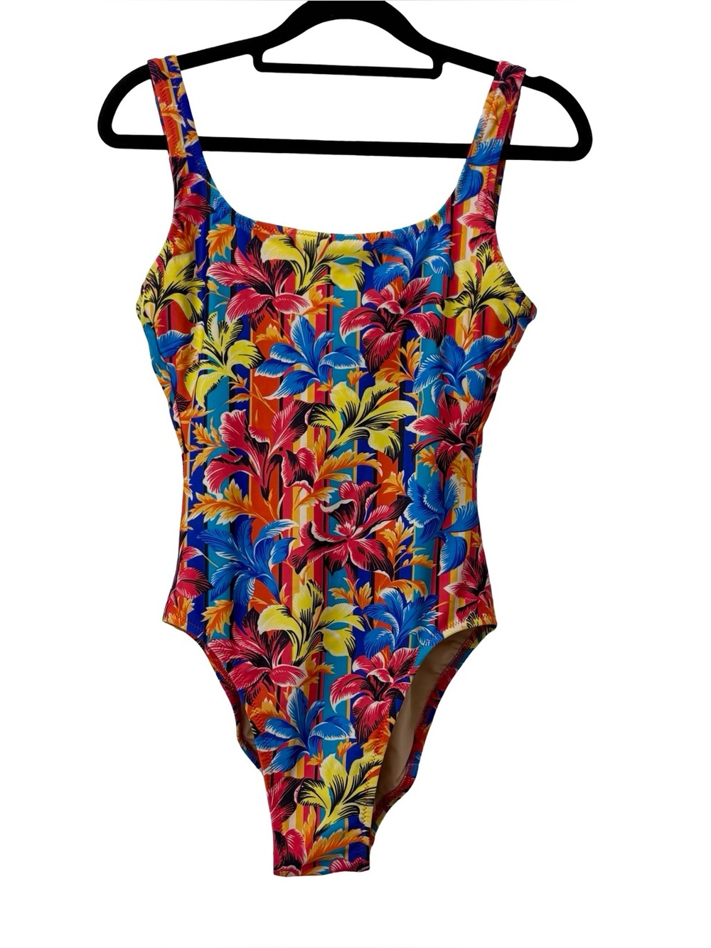 J crew Hawaiian Resort One Piece Floral Swimsuit Scoop Back‎ Size 0